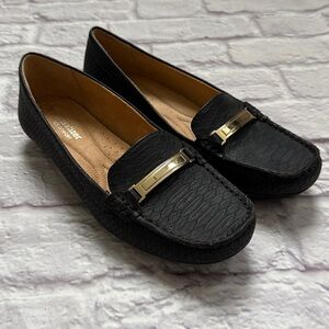 Naturalizer Gadget Black Loafers N5 comfort